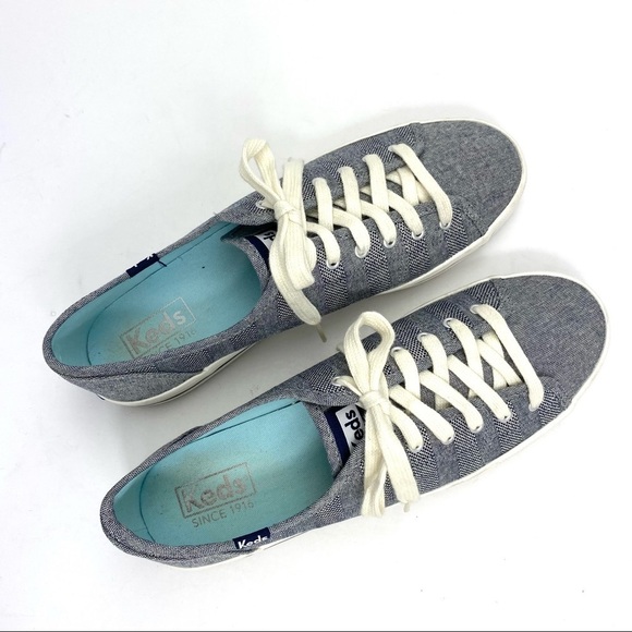 Keds Kickstart Denim Canvas Indigo Blue - Picture 8 of 10